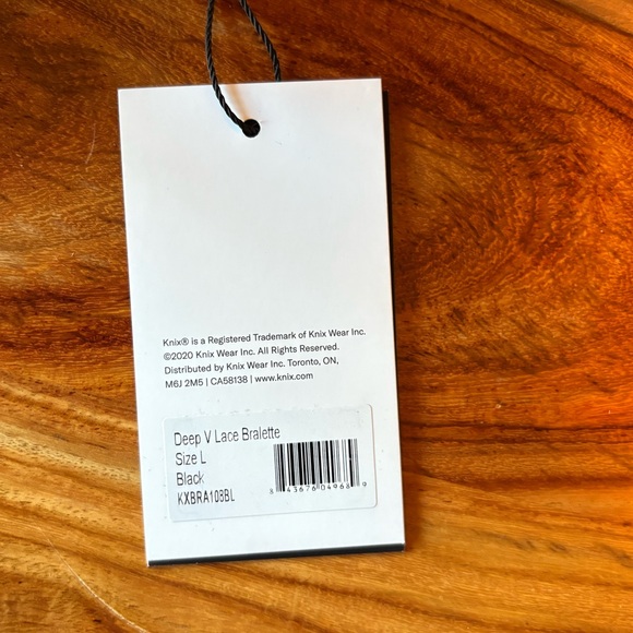 NWT Knix Lace Deep-V Bra - Picture 10 of 11